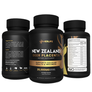 3 BOTTLES  HERLIFE NEW ZEALAND PLUS DEER PLACENTA