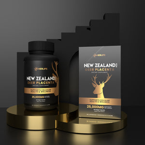 2 BOTTLES  HERLIFE NEW ZEALAND PLUS DEER PLACENTA